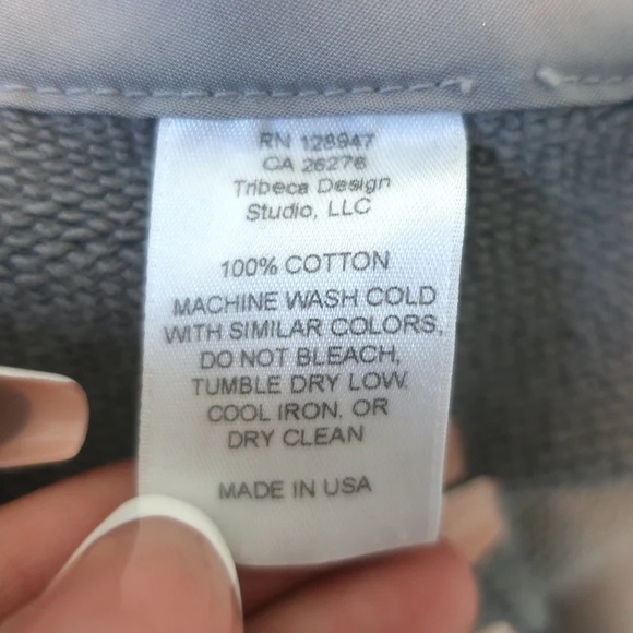 NILI LOTAN KIKI CROPPED SWEATPANTS LIGHT Cloudy Grey - Picture 7 of 16